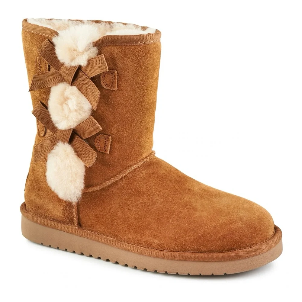 UGG | KOOLABURRA BY UGG | WOMENS VICTORIA SHORT FUR BOOT | SIZE 5
